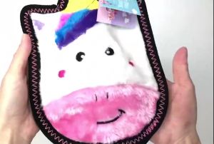 ZippyPaws USA เล่นสุนัขพรีเมียม ยูนิคอร์น ทนทาน ไม่อัดใยสังเกราะหาย บีบและมีเสียง