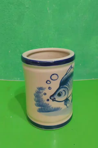 Ống đũa vẽ con cá