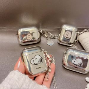 TPU Shock Absorbing Case for AirPods: Charlie Snoopy Design & Drop Resistance