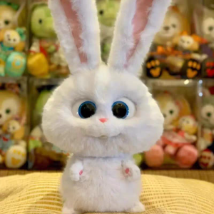 Đồ Chơi Búp Bê Thỏ Dễ Thương Với Mắt Lớn Đồ Chơi Lông Nỉ Quà Tặng Sinh Nhật Cho Thú Cưng Đồ Chơi Bằng Vải PP Cotton Dành Cho Mọi Lứa Tuổi