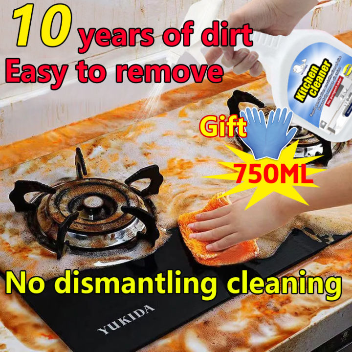 Kitchen cleaner 750ml Oven cleaner Cookware cleaner Grease cleaner ...