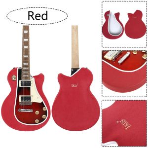 IRIN | IRIN G-LP Electric Guitar Protective Case Faux OK Cloth Printed Guitar Top Covers Lacquer Anti-scratch Electric Guitar Accessory