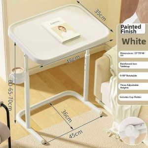 Adjustable Portable Bedside Table Foldable Desk