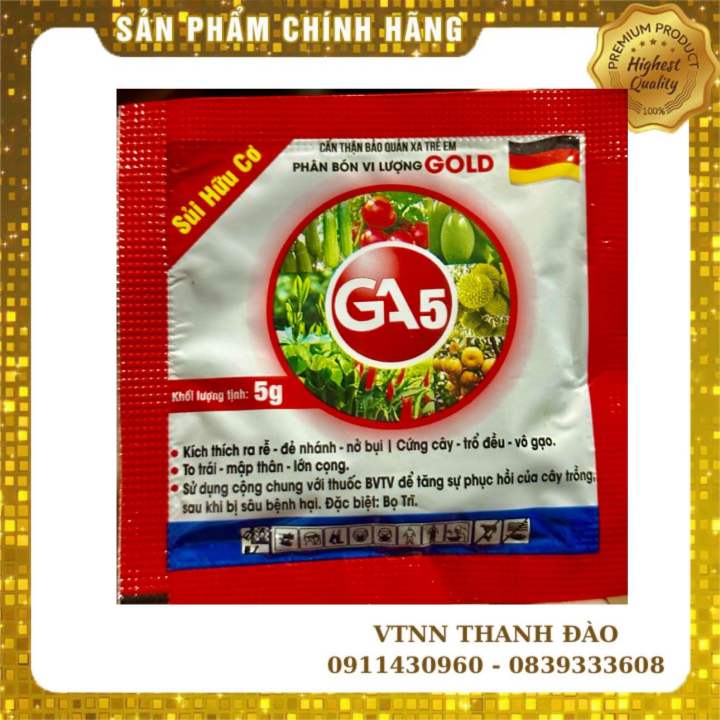 VIÊN SỦI HỮU CƠ GA5 - Viên 5g| Tăng cường dinh dưỡng cho cây trồng, bật ...