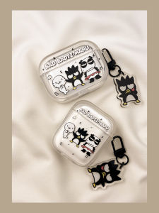 Cool Penguin Cartoon Wireless Bluetooth Earphone Case Protective Cover for Apple AirPods 1 2 3 4 Generation Soft TPU Shell