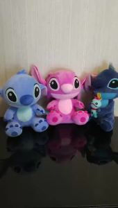 Hot cartoon blue pink stitch plush dolls anime toys Lilo and Stitch Stich plush stuffed toys Christmas gifts for kids