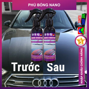 Chai Xịt Phủ Nano DSQ Chấm Thấm Nước oto Xe Máy - Phủ Bóng Sơn Xe oto - Chất Chống Bám Nước Kính Xe ô tô
