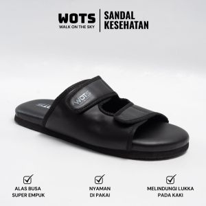 Sandal Kesehatan Selop Pria Wanita Sendal Diabetes Ringan Super Empuk Size 36-47