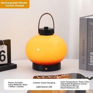 YOULIMEIJIA | Portable Retro Charging Desk Lamp