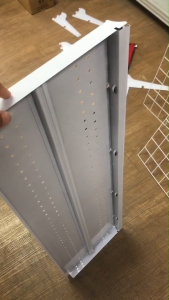 ชั้นมินิมาร์ทไม่มีแผ่นชั้นและมีแผ่นชั้นมีตำหนิชั้นหลุดคิวซี สูง150CM-180CMยาว75-90เซนย้ำชั้นหลุดคิวซีลดราคาใช้งานได้ปกติ