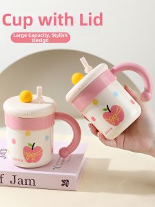 YOULUNMEI | Aesthetic Large Personal Cute Mug with Lid