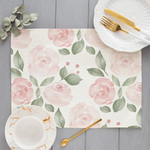 1-Piece [Bohemian Floral] Print Placemat Practical & Durable Home Kitchen Placemat