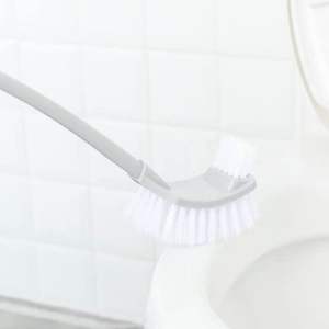 Sikat WC Kloset Kamar Mandi 2 Sisi Gagang Panjang Bulu Plastik Tebal
