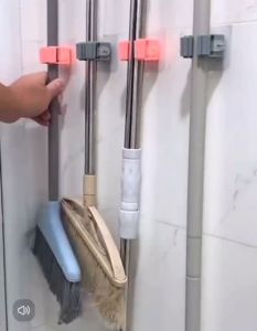 Bathroom Mop Hook Broom Storage Rack Umbrella Stand Storage Rack Waterproof