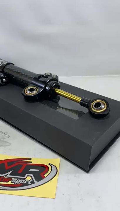 stabilizer steering damper matris carbon bracket bpro ninja r ss rr 2t