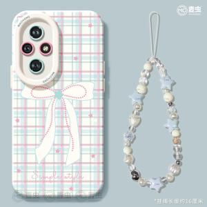 Honor Silicone Phone Case Full Cover Butterfly Knot Protection for Honor 300 Series Youth Edition Cute Cartoon Design Eco-Friendly