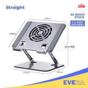 Adjustable Metal Laptop Stand 17” Heavy-Duty Foldable Notebook MacBook Tablet Holder Gaming Desk Stand Easy Carry