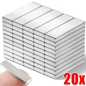 20Pcs Neodymium Magnet Bar / Super Strong Magnets / Refrigerator Sticker / DIY Crafts Whiteboard Mounting Magnetic Strip