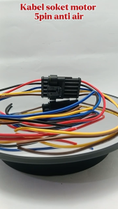 Kabel Soket Motor 5 Pin Anti Air Kualitas bagus