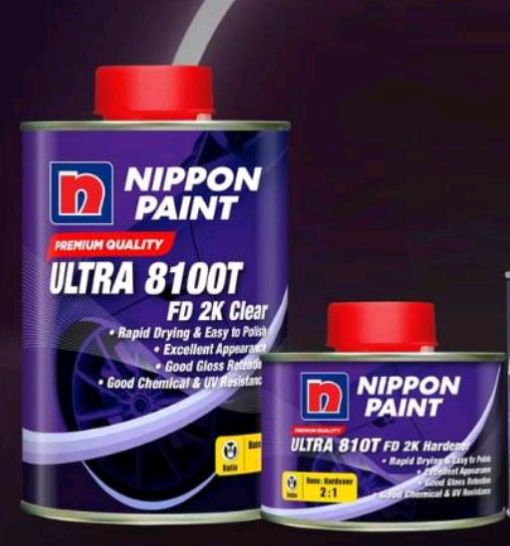 Nippon Paint Ultra 8100T FD 2K Clear with Hardener - 1.5 Liter | Lazada PH