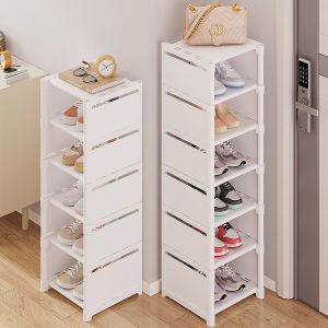 Simple Shoe Rack at the Door For Home Indoor Economical Shoe Cabinet Beautiful Storage Rack Multi-Layer Narrow Small Space Saving Handy Gadget