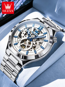 OLEVS | Skeleton Night Glow Waterproof Mens Watch