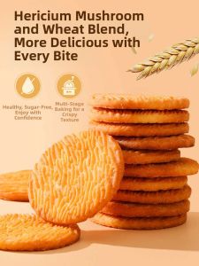 Monkey Head Mushroom Sugar Free Cookies for Diabetic Gift Box