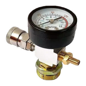 Cải Cách xi lanh bơm hơi Adapter với Gauge Máy nén khí di động phụ kiện