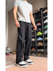 Quần Dài Nam Ống Đứng Nhanh Khô Cảm Giác Mát Mẻ Mùa Hè Quần Dài Ngoài Trời Mềm Mại Quần Áo Bảo Hộ Lao Động Phong Cách Mỹ
