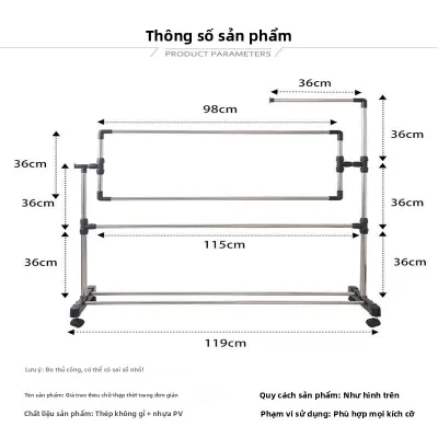 ZHENTAIYUAN | Khung Thêu Điều Chỉnh Được bằng Inox