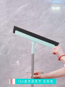 180° Rotatable Magic Rubber Broom Magic Silicone Cleaning Squeegee Pet Hair Dust Brooms Bathroom Floor Wiper Home Cleaning Tools