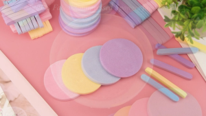 60PCS Facial Cleansing Sponge For Face Make Up Buffer Remover Pad Wet Soft Powder Puff