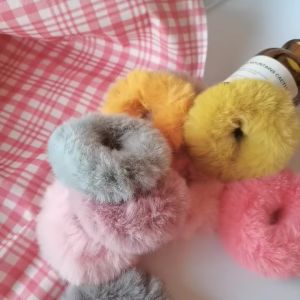 IKAT RAMBUT WANITA SACHI BULU POLOS ELASTIS KARET HAIRTIE FASHION KOREA LUCU CANTIK