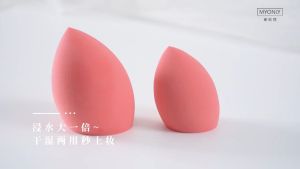 Beautiful Puff Powder makeup sponge water drop gourd oblique wet & dry use