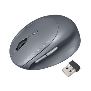 Sanwa Supply | Chuột Không Dây Bluetooth Đôi Chế Độ Dọc Ergonomic Im Lặng Sạc Lại Được