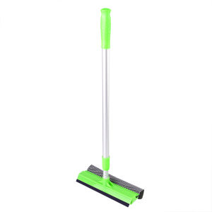 2 in 1 Window Glass Cleaner Wiper Glass Window Cleaner Squeegee Sponge Adjustable Telescopic Rod Home Cleaning Tools