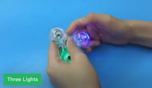 Little Buddy 【Boxed】LED Light Fidget Spinner Kids Toy Hand Top Spinners Adults Stress Relief Glowing Figet Spiner
