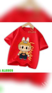 Áo thun trẻ em labubu nón vàng cho bé trai bé gáitừ 6kg-30kg.ALBB09