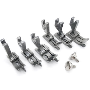 ชุดอุปกรณ์จักรเย็บผ้า 8 ชิ้น รุ่น SP-18 พร้อมตัวกดบานพับและตัวนำทางซ้ายขวา (1/16 1/8 1/4)