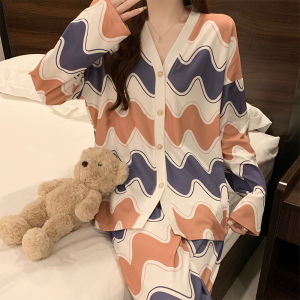 Pajamas for Women Spring Autumn Winter Pure Cotton Thin Long Sleeves Cute Cartoon 2024 New Arrival Spring and Summer Loose Homewear Suit