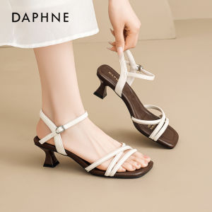 Daphne | French Thick Heeled Sandals