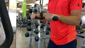 Tricep Press Down Cable Machine Attachment LAT Pull Down Bar Accessories for Gym 52cm