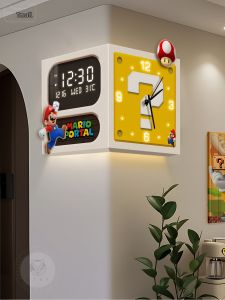 HAOJIUBUJIAN | Corner Dual-Face Digital Clock