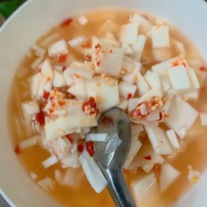 Măng tre ngâm tỏi ớt chua cay thơm ngon chuẩn vị- VỰA KHÔ NÀNG TIÊN