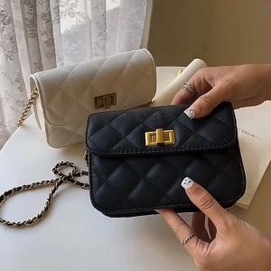 2026 NEW ARRIVAL Small Structured Quilted Leather Adjustable Chain Sling Bag Crossbody Bag