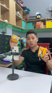 Quạt tản nhiệt điện thoại sò lạnh MEMO DLA7 gaming led rgbchống ồn chế độ AI nhân tạo làm mát nhanh tránh nónggiật lag bảo hành 12 tháng lỗi đổi mới trong 7 ngày đầu tiên