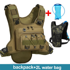 Running Cycling Chest Pack Hydration Vest For with Water Bag Bicycle Race Marathon Sports Tactical Pouch Rid Camping Backpack