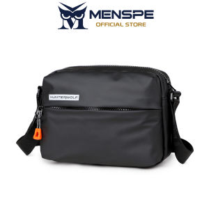 MENSPE Mens Shoulder Bag Fashion Messenger Bag Waterproof Film Bag Large Capacity Travel Bag Business Bag Phone Bag Cross Body Bag Lightweight Casual Bag Leisure Sport Street Bag