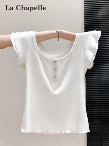La Chapelle | Design Round Neck Loose Slimming T-shirts
