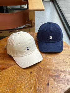 Korean Style Casual S-Logo Autumn Winter Fleece Baseball Cap Women Street Youth Curved Brim Duckbill Hat Men Adjustable Size